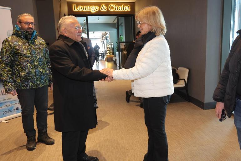 Tansu Çiller, tatil için Erciyes’te