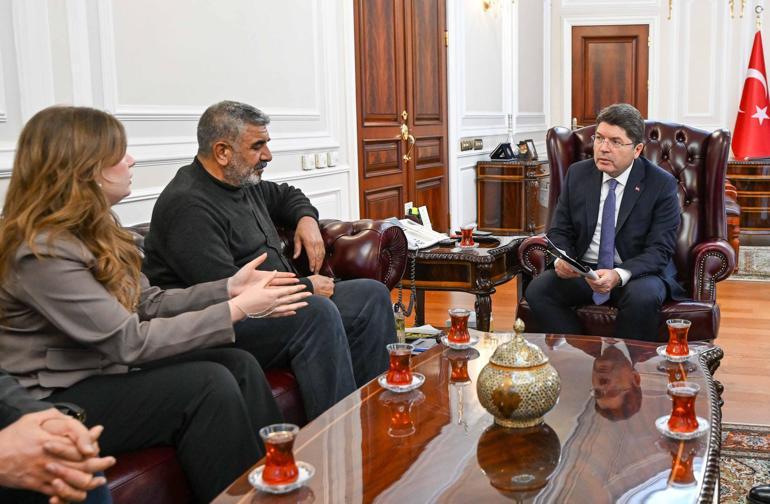 Bakan Tunç, Rojin Kabaiş’in babası ile görüştü