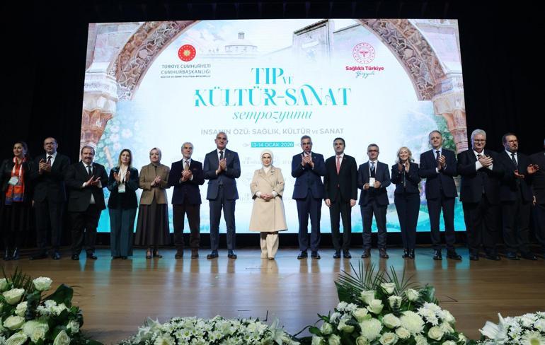 Emine Erdoğan, Tıp ve Kültür-Sanat Sempozyumunda konuştu