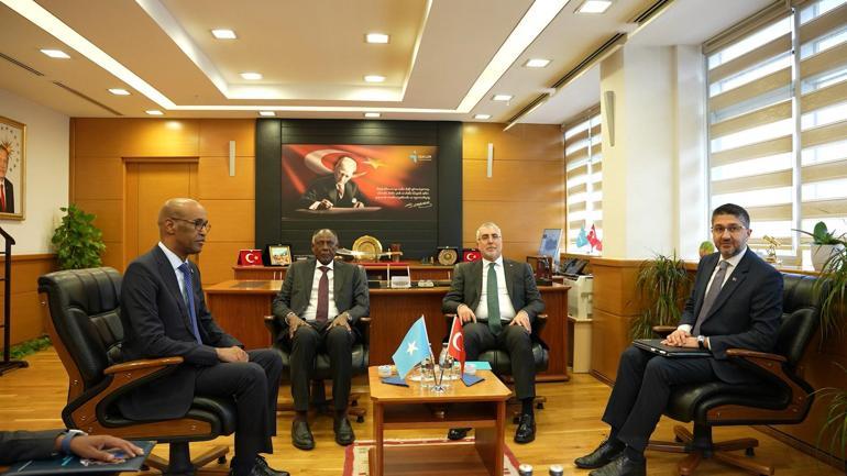 Bakan Işıkhan, Somalili mevkidaşı Ibro ile bir araya geldi