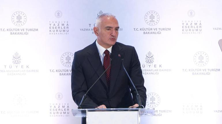 Bakan Ersoy Mehmed Şevki Efendi-Mushaf-ı Şerif kitap tanıtım programına katıldı