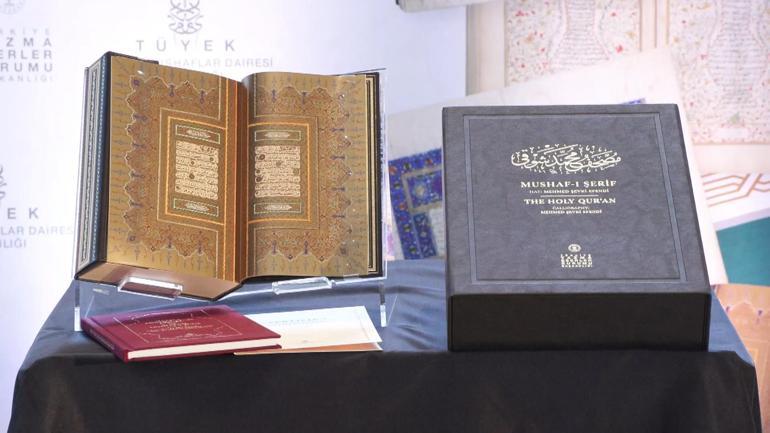 Bakan Ersoy Mehmed Şevki Efendi-Mushaf-ı Şerif kitap tanıtım programına katıldı