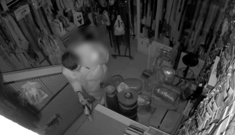 7 yıl hapis cezası, hırsızlık firarisinin yakalanma anı kamerada