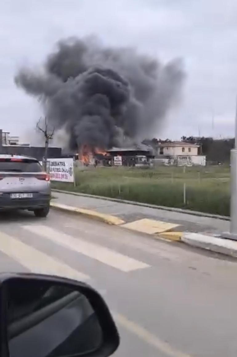 Şile’de işçi konteynerinde yangın: 1 ölü