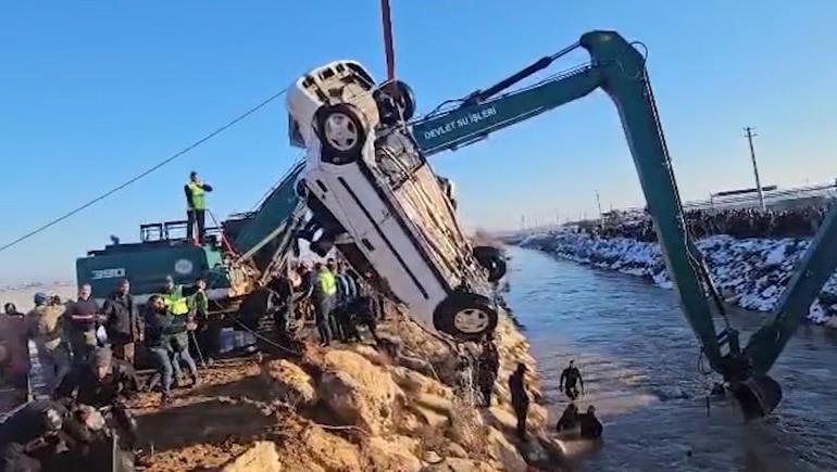 Şanlıurfada kanalda kaybolan sürücünün cansız bedeni Suriye’de bulundu