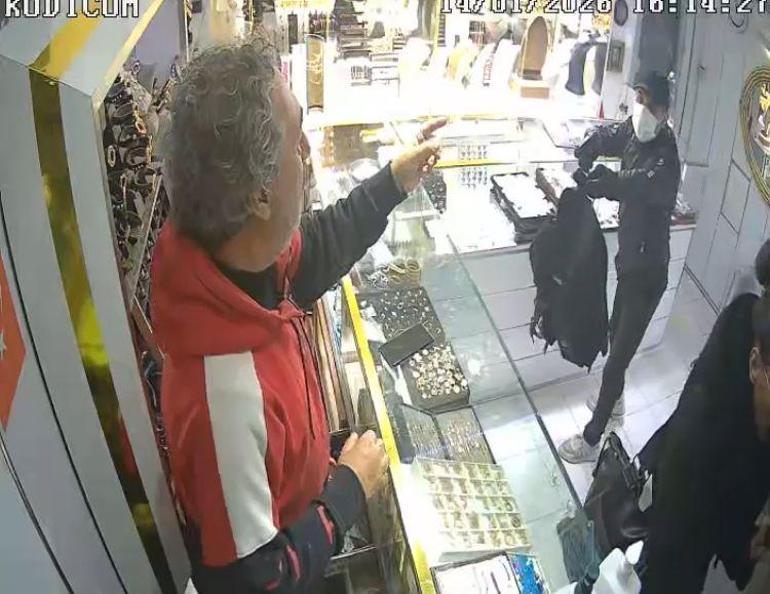 Bahçelievlerde 3 milyon liralık altın hırsızlığı; kuyumcu soygunu kamerada