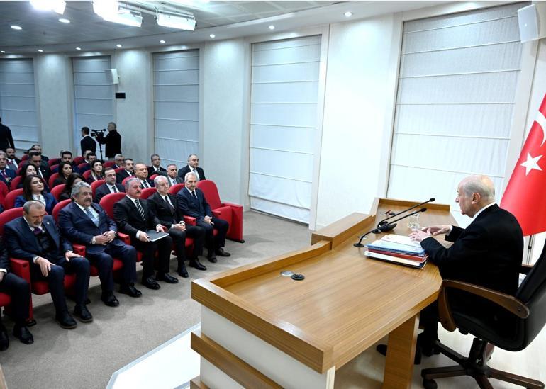 Bahçeli, partisinin MYK ve MDK toplantısına başkanlık etti