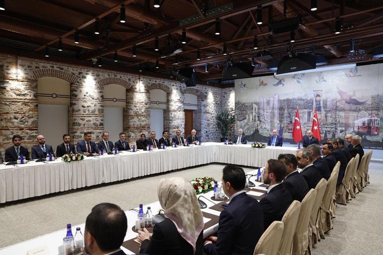 Cumhurbaşkanı Erdoğan MÜSİAD heyetini kabul etti