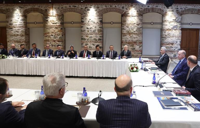 Cumhurbaşkanı Erdoğan MÜSİAD heyetini kabul etti