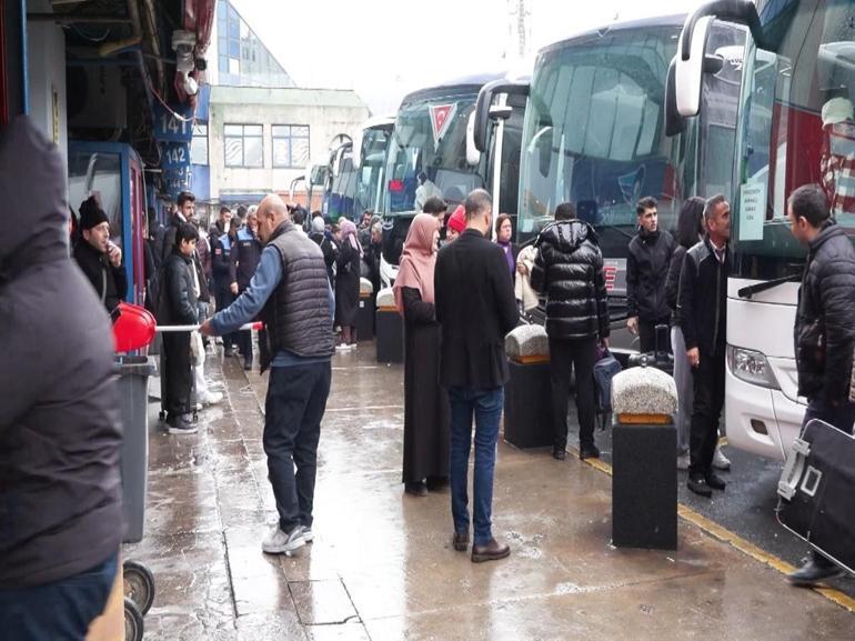 15 Temmuz Demokrasi Otogarında yarıyıl tatili yoğunluğu