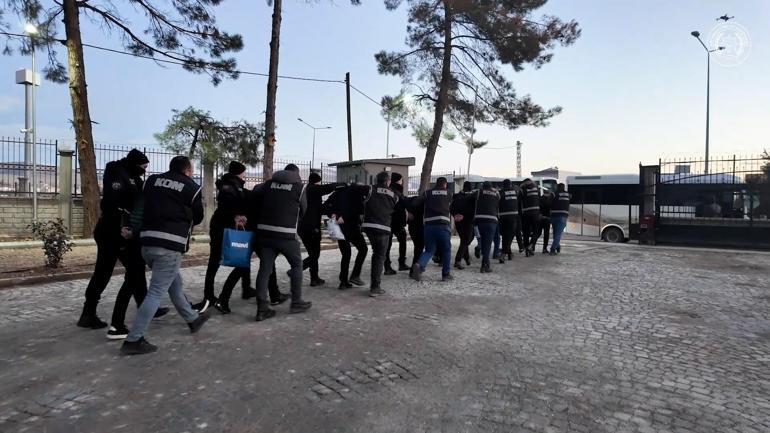 Adıyamanda organize suç örgütlerine operasyon: 14 tutuklama