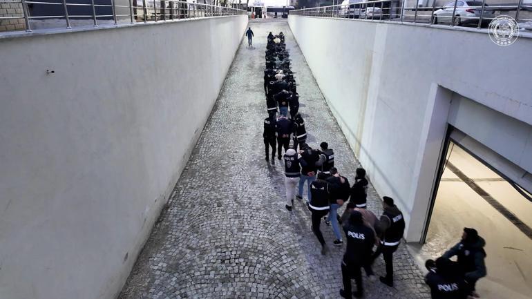 Adıyamanda organize suç örgütlerine operasyon: 14 tutuklama