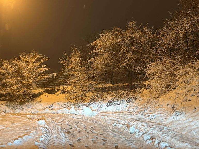 Bartında kar yağışı nedeniyle 65 köy yolu ulaşıma kapandı