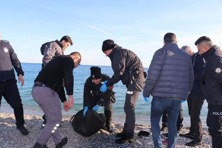 Antalyada oltaya cesedin takıldığı anlar kamerada