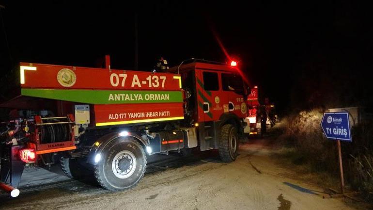 Antalyada orman yangını