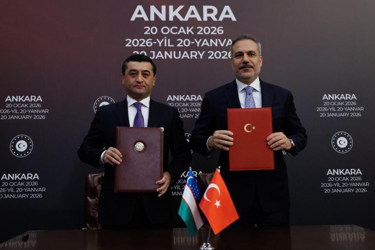 Bakan Fidan, Özbek mevkidaşı Saidov ile görüştü