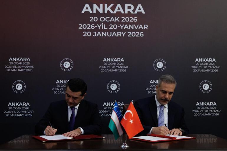 Bakan Fidan, Özbek mevkidaşı Saidov ile görüştü