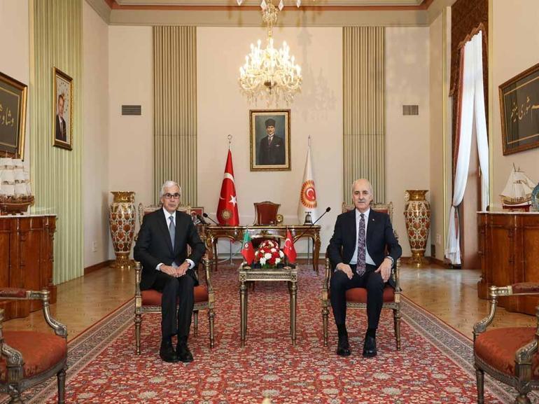 TBMM Başkanı Kurtulmuş, Portekiz Cumhuriyet Meclisi Başkanı Branco ile görüştü