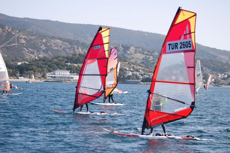 TYF Yelken Ligi Techno 293 2nci Ayak Yarışları Foça’da başladı