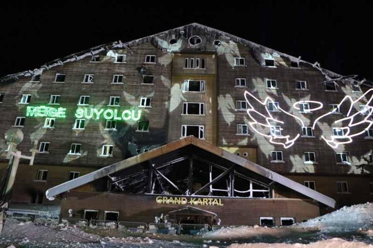 Kartalkayada oteldeki yangın faciasında yaşamını yitirenler anıldı