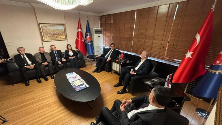 CHPden TÜRK-İŞ Başkanı Atalaya ziyaret