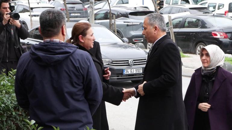 Bakan Yerlikaya, Güngören’de öldürülen Atlas Çağlayan’ın ailesine taziye ziyaretinde bulundu