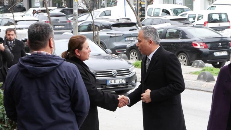 Bakan Yerlikaya, Güngören’de öldürülen Atlas Çağlayan’ın ailesine taziye ziyaretinde bulundu