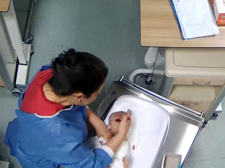 Hemşire şiddeti sonucu engelli kalan Deniz Esinin darbedilme anları kamerada