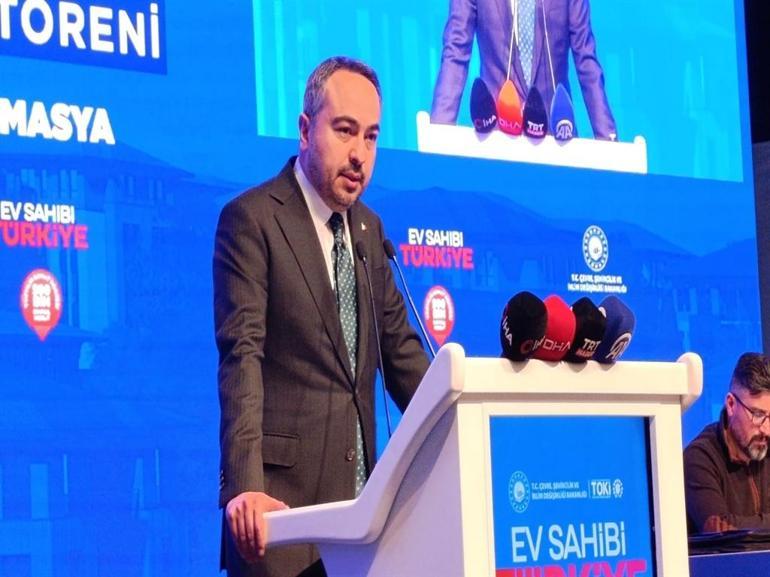 Amasya’da ‘Yüzyılın Konut Projesinde kura çekimi yapıldı