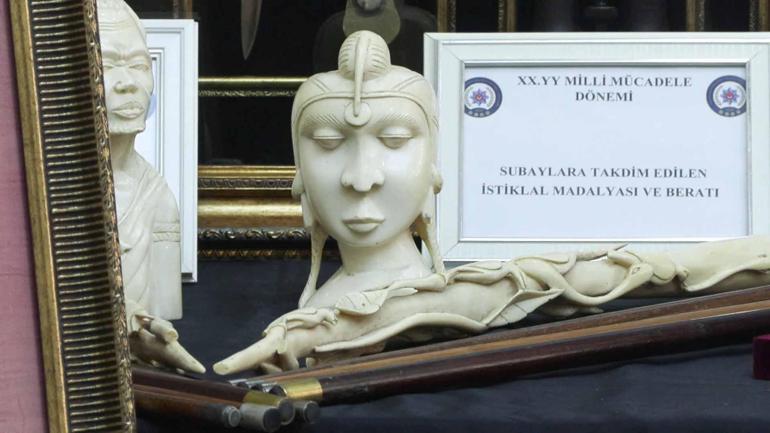 İstanbulda tarihi eser operasyonunda ele geçirilen 5 binin üzerinde eser sergilendi