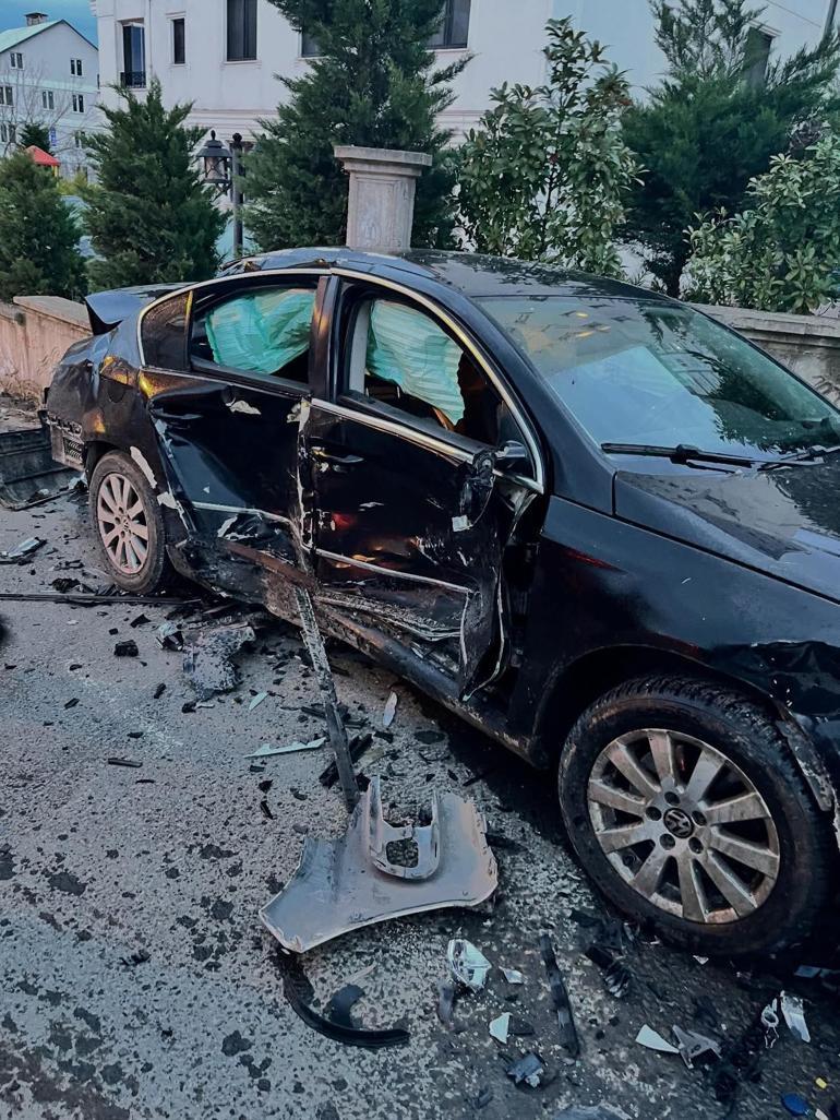 Ordu’da iki otomobil çarpıştı; 2 yaralı