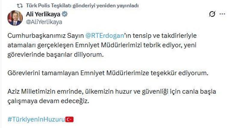 Cumhurbaşkanlığı tarafında yapılan atamalar Resmi Gazete’de