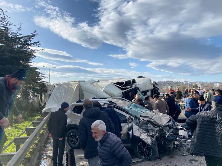 Samsunda 4 aracın karıştığı kaza; 1 ölü, 3 yaralı