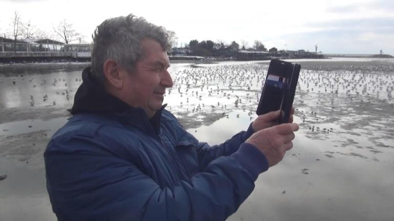 Silivri ve Avcılarda deniz metrelerce çekildi