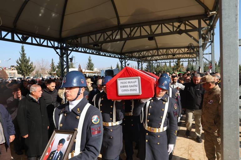 Kırbıs gazisi son yolculuğuna uğurlandı