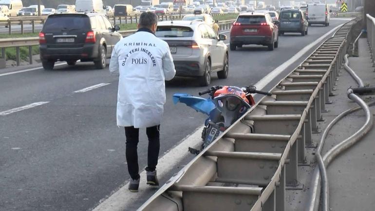 Ataşehirde motosikletin çarptığı yaya hayatını kaybetti, sürücü yaralandı