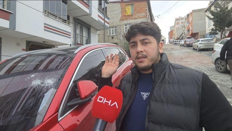 Başakşehir’de park halindeki cipe levye ile saldırdı, telefonla kaydetti