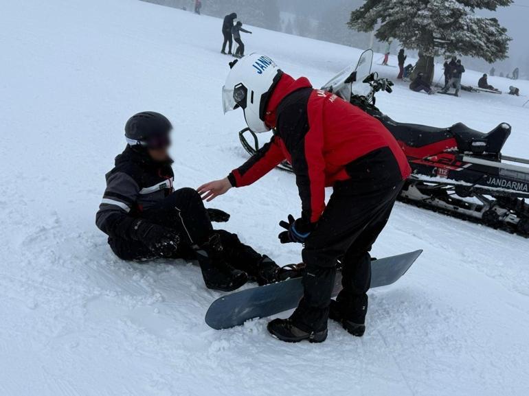 JAK timleri, sömestirin ilk haftasında Uludağ’da 208 olaya müdahale etti