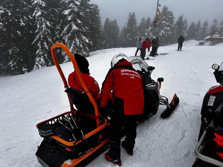 JAK timleri, sömestirin ilk haftasında Uludağ’da 208 olaya müdahale etti