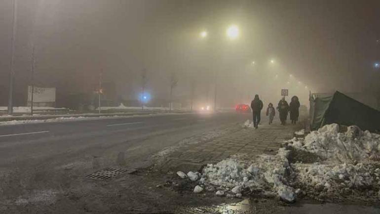 Diyarbakırda sis etkili oluyor; ulaşımda aksamalar yaşandı