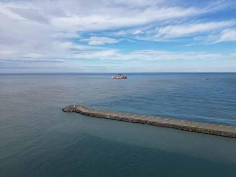 Derin deniz sondaj gemisi Yıldırım, Filyos Limanına ulaştı