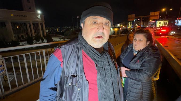 Avcılarda otomobil bariyerin yanındaki yaya yoluna düştü: 2 yaralı