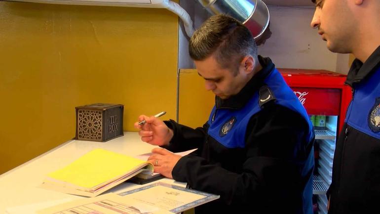 Sarıyerde referans ile müşteri alan hamburgerci denetlendi