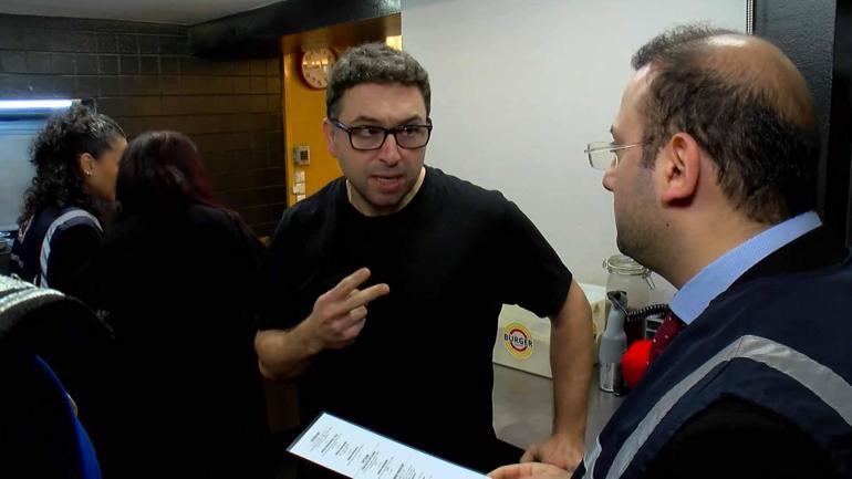 Sarıyerde referans ile müşteri alan hamburgerci denetlendi