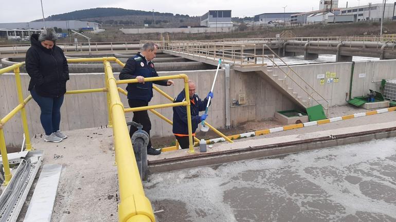 Gönen Çayına deşarjı bulunan 25 işletme denetlendi