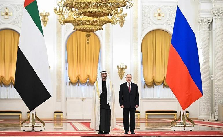 Putin ile BAE Devlet Başkanı Al Nahyan’ın görüşmesi başladı