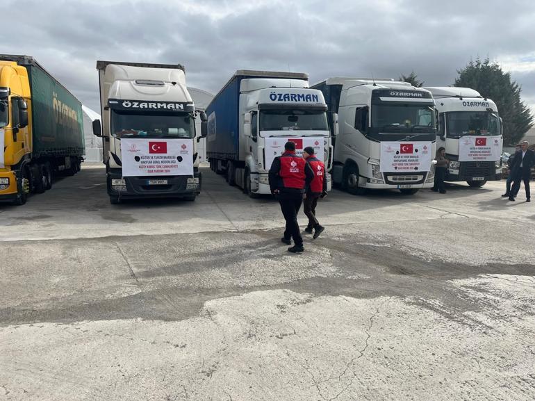 Vakıflar Genel Müdürlüğünden KKTCye 5 bin koli gıda yardımı