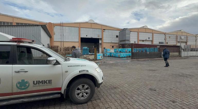 Depoda amonyak gazı sızıntısı; ekipler tahliye çalışması yaptı