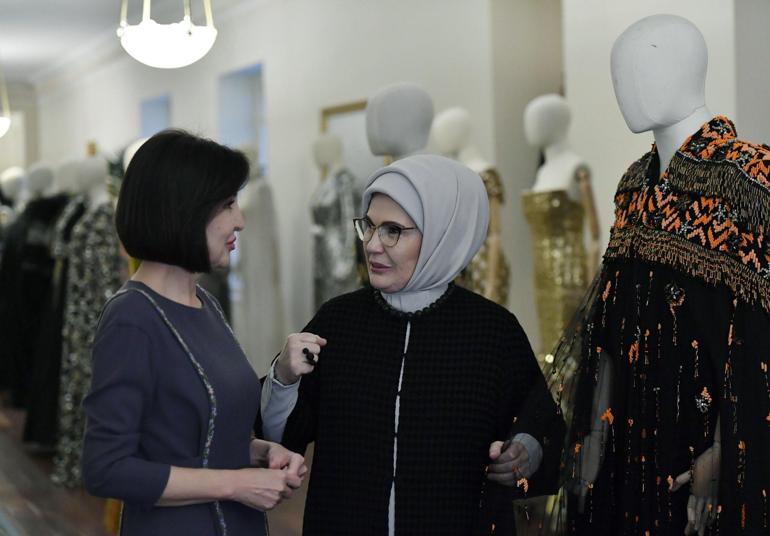 Emine Erdoğan, Özbekistan Cumhurbaşkanının eşi Ziroat Mirziyoyeva ile bir araya geldi