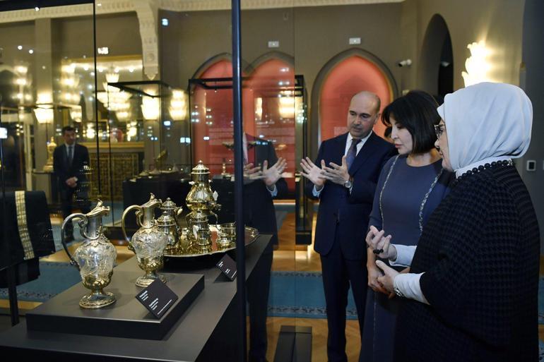 Emine Erdoğan, Özbekistan Cumhurbaşkanının eşi Ziroat Mirziyoyeva ile bir araya geldi